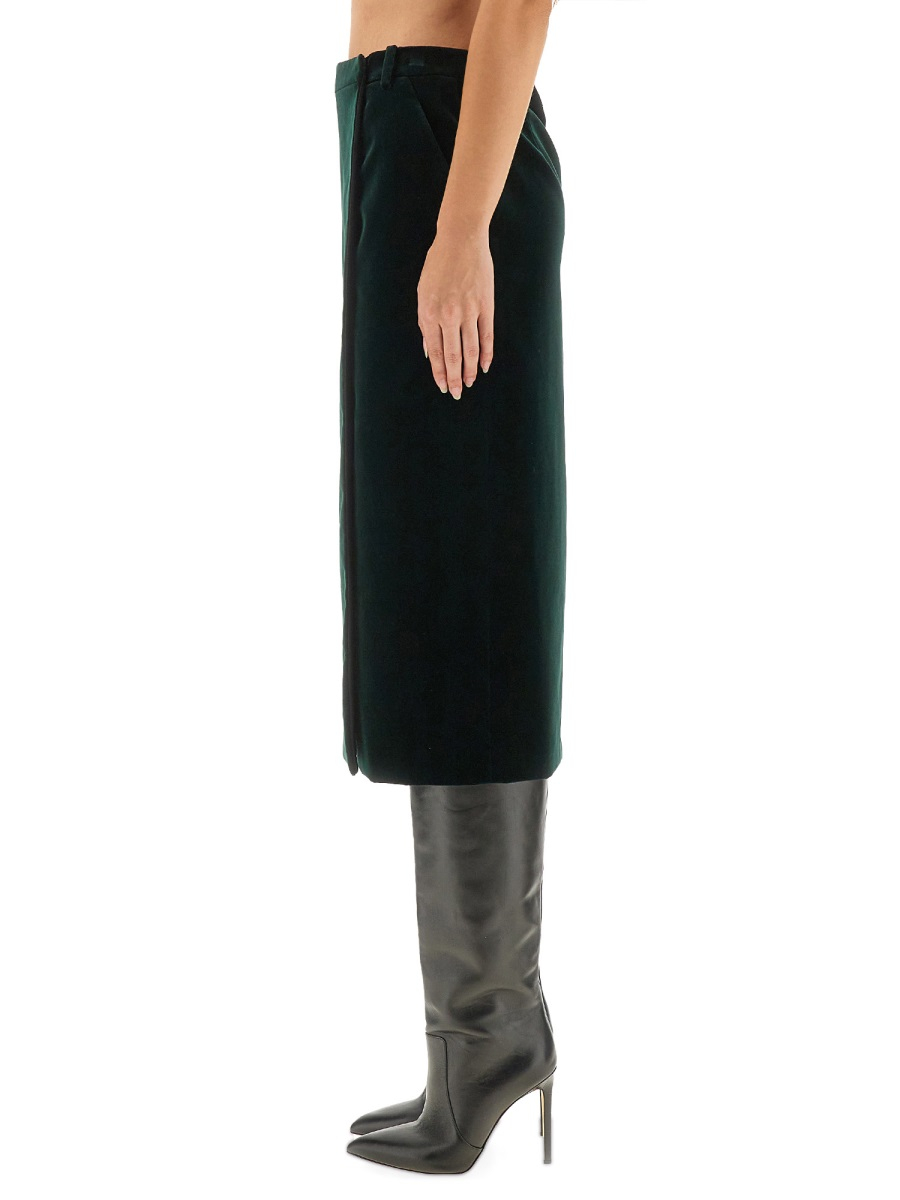 [Saint Laurent] Midi skirt FW25 826769_Y580T3181