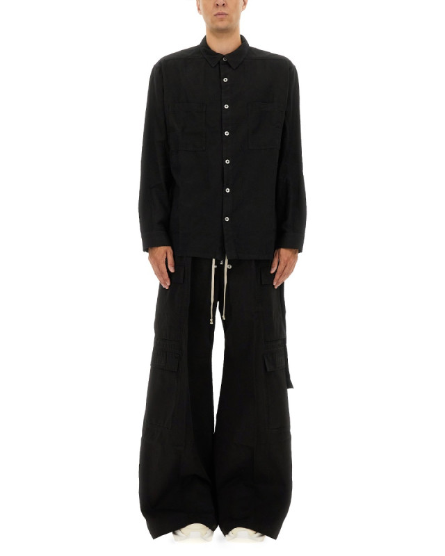 [RICK OWENS DRKSHDW] Shirts Long Sleeve FW25 DU02E7299_CFL09