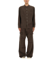 [RICK OWENS DRKSHDW] Shirts Long Sleeve FW25 DU02E7299_CFL78