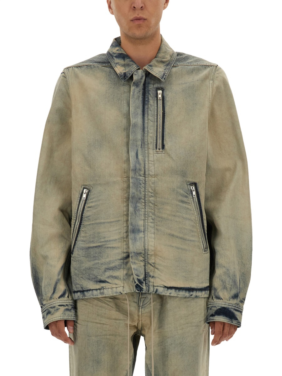[RICK OWENS DRKSHDW] Denim jacket FW25 DU02E7775_DMP38