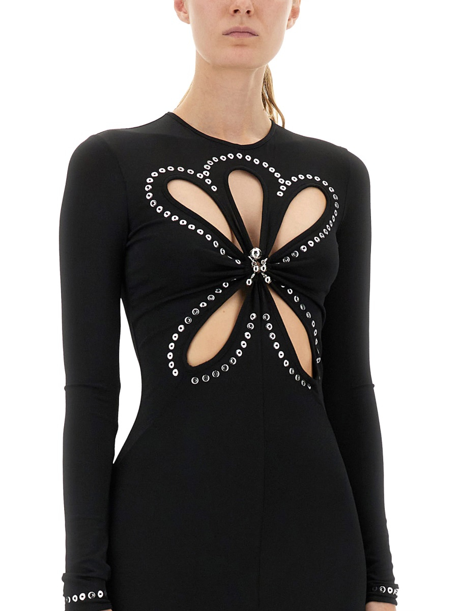 [RABANNE] Long sleeve dress FW25 25AJRO135VI0191_P001