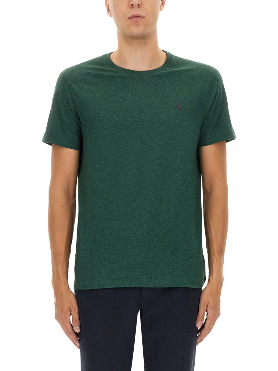 [Polo Ralph Lauren] T-shirts Short Sleeve FW25 710671438_460SCOTCHPINEHEATHER/C4939