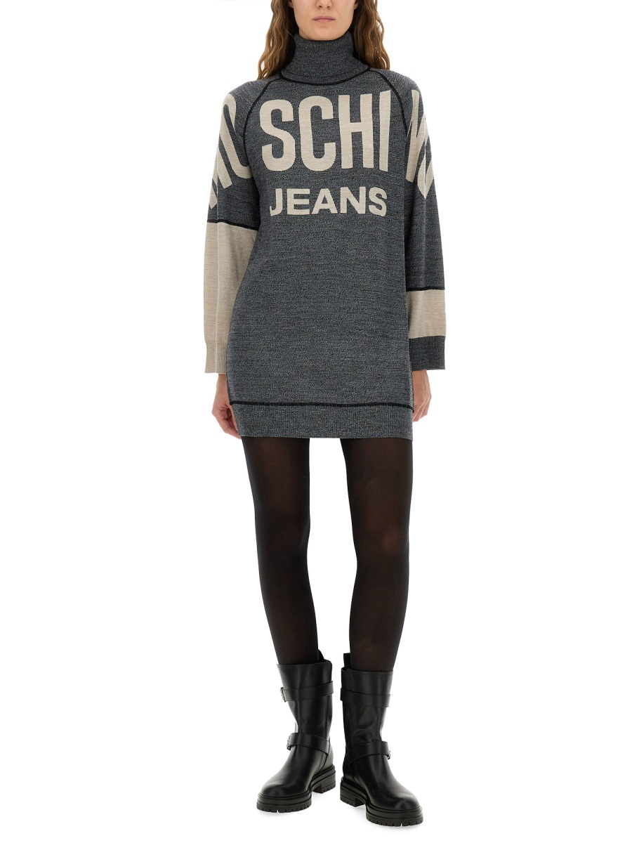 [Moschino Jeans] Long sleeve dress FW25 04808212_2509
