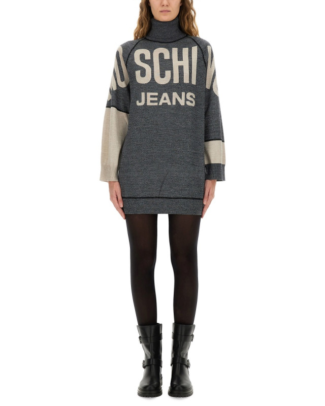 [Moschino Jeans] Long sleeve dress FW25 04808212_2509