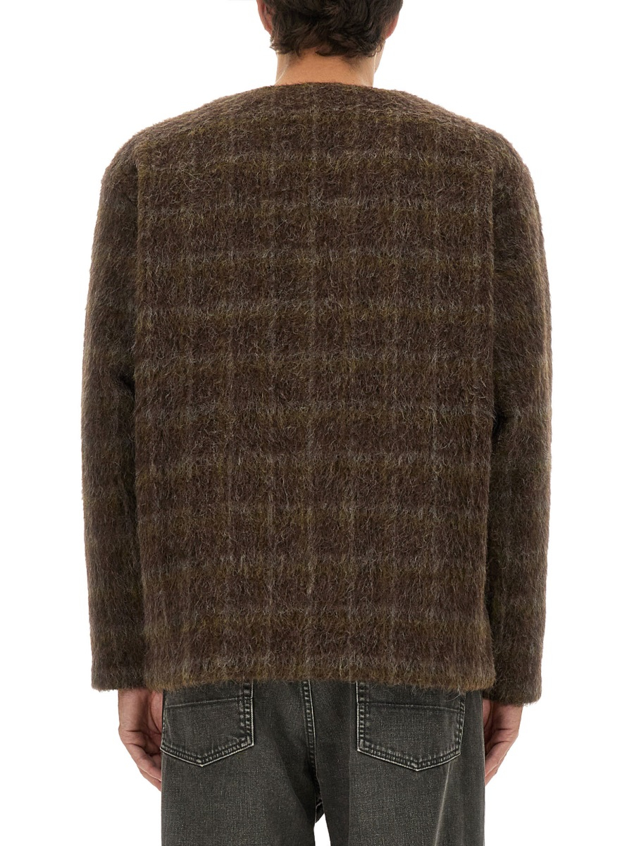 [Our Legacy] Cardigan FW25 M4256CD_DORFCHECKHAIRYWOOL