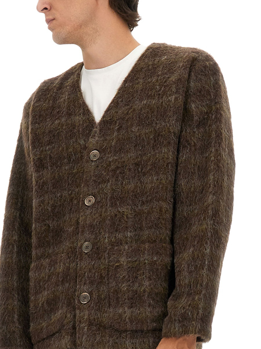 [Our Legacy] Cardigan FW25 M4256CD_DORFCHECKHAIRYWOOL