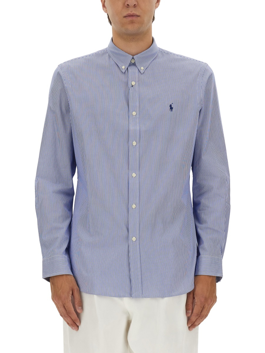 [Polo Ralph Lauren] Shirts Long Sleeve FW25 710928254_007BLUE