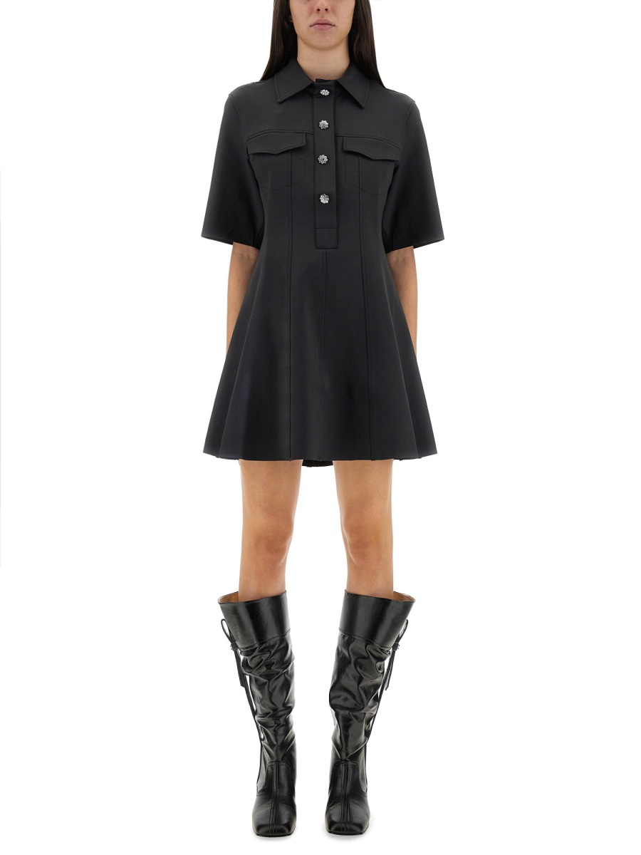 [GANNI] Short sleeve dress FW25 W0448_252