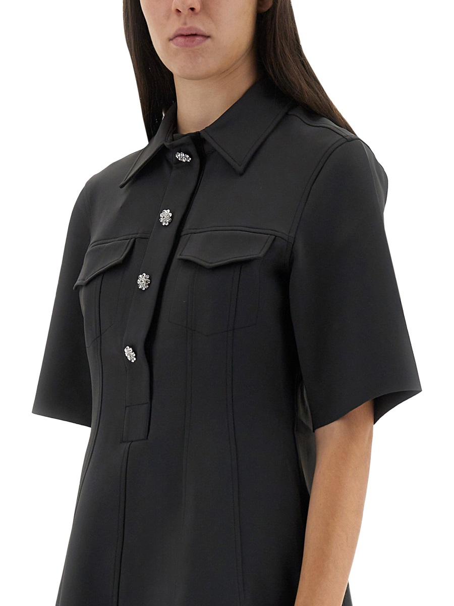 [GANNI] Short sleeve dress FW25 W0448_252