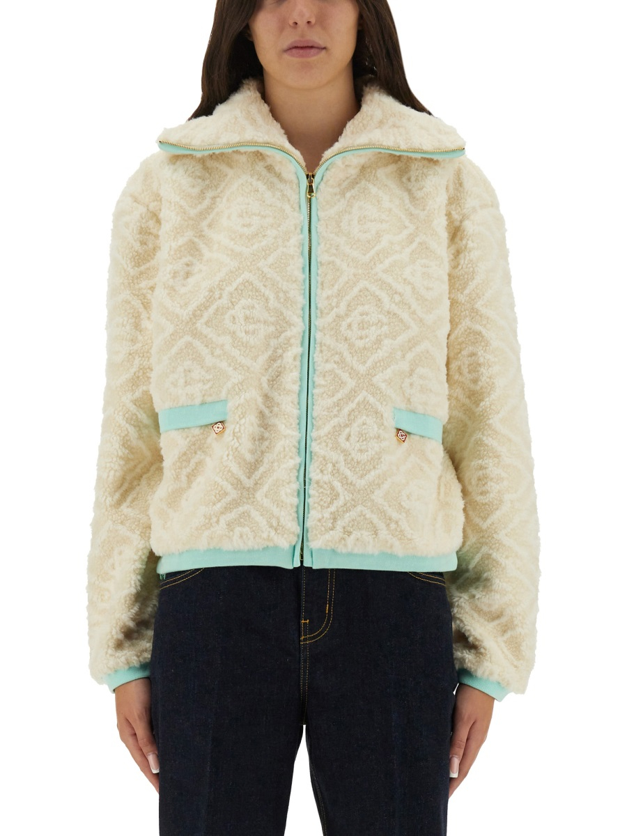 [Casablanca] Casual Jacket FW25 WPF25-JK-390_01OFF-WHITE