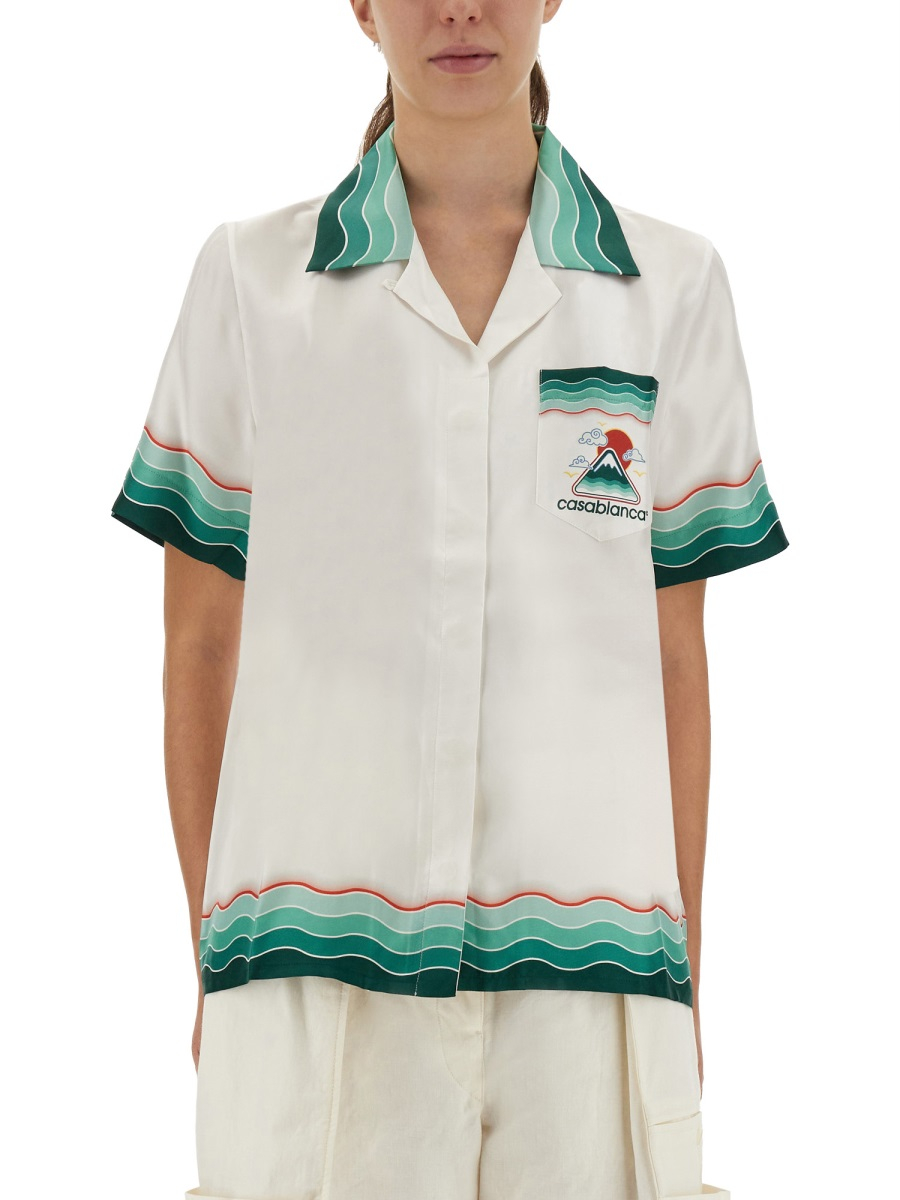 [Casablanca] Shirts Short Sleeve FW25 WPF25-SH-200_05MONTAGNEONDULEE