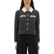 [Self-portrait] Cardigan FW25 PF25-048C-GR_GREY