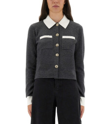 [Self-portrait] Cardigan FW25 PF25-048C-GR_GREY