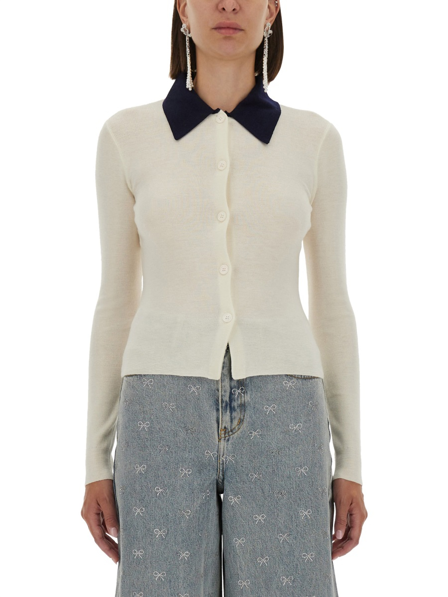 [Self-portrait] Cardigan FW25 PF25-097C-C_CREAM