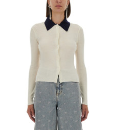 [Self-portrait] Cardigan FW25 PF25-097C-C_CREAM
