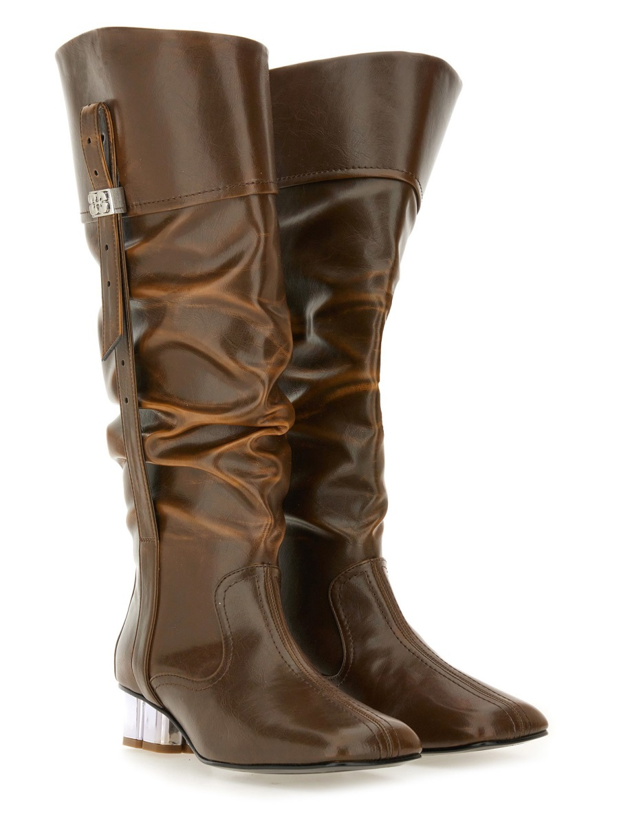 [GANNI] Long Boots FW25 S3074_826