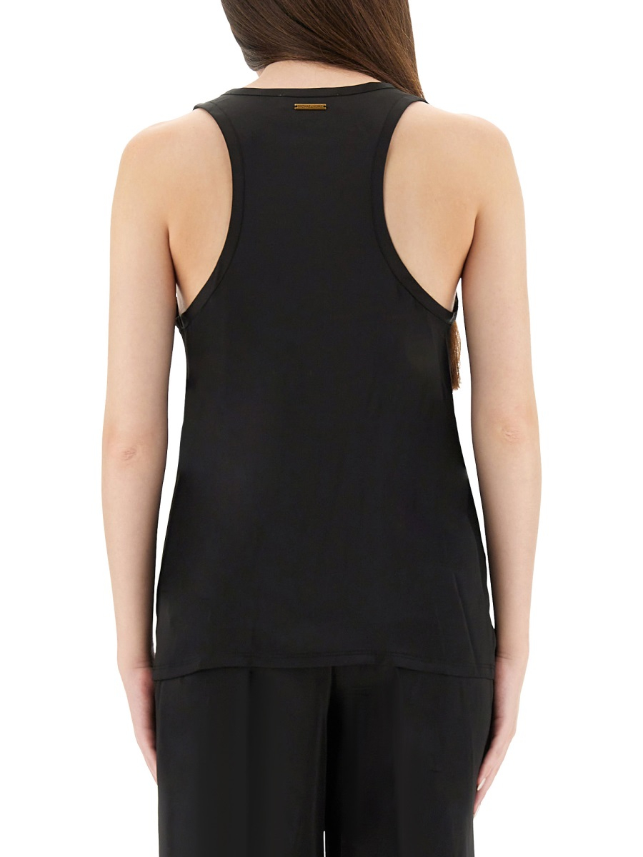 [MICHAEL BY MICHAEL KORS] Tank top FW25 MT540TXAYJ_001BLACK