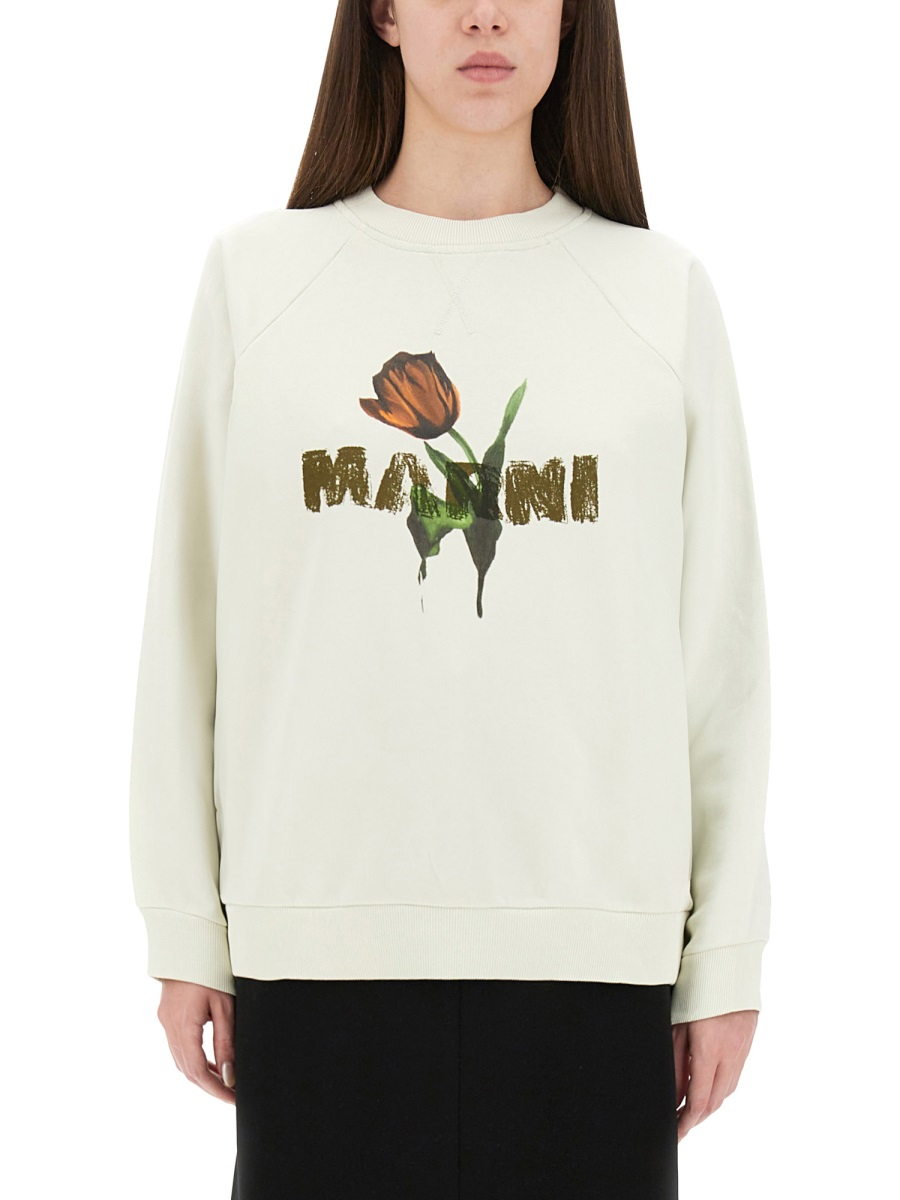 [Marni] Sweatshirt FW25 FLJE0128PA_USCY32LOW09
