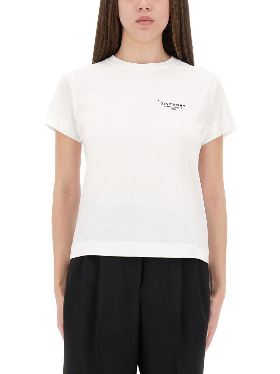 [Givenchy] T-shirts Short Sleeve FW25 BW70FJP75N_100