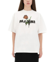[Marni] T-shirts Short Sleeve FW25 THJET49P18_USCY31LOW01