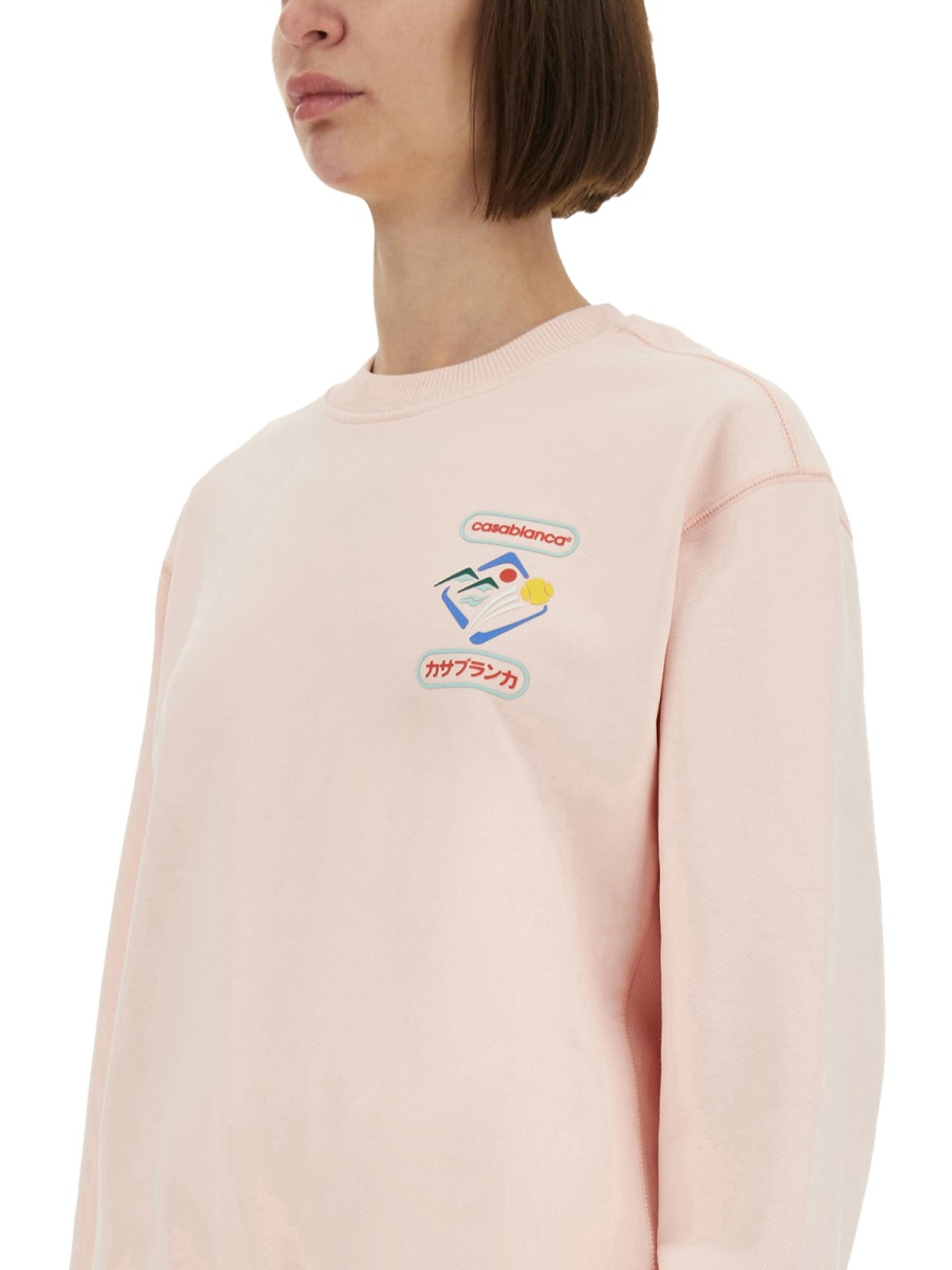[Casablanca] Sweatshirt FW25 WPF25-JTP-364_01PINK