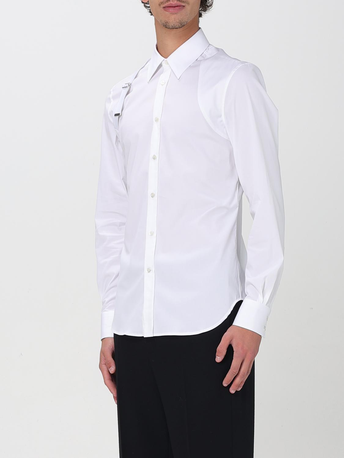 [McQueen] Shirts Long Sleeve SS26 828170QNAAB 9000