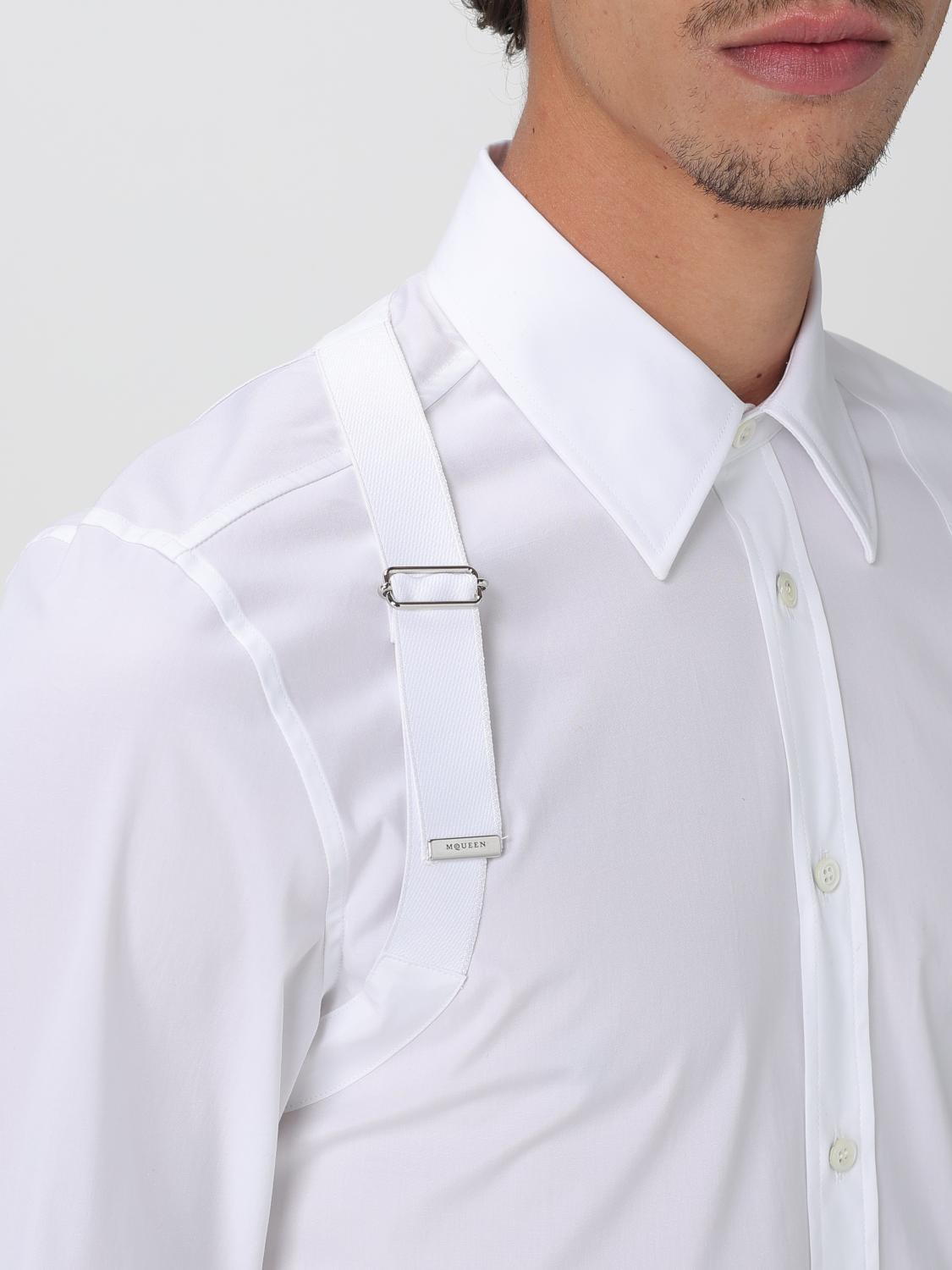 [McQueen] Shirts Long Sleeve SS26 828170QNAAB 9000