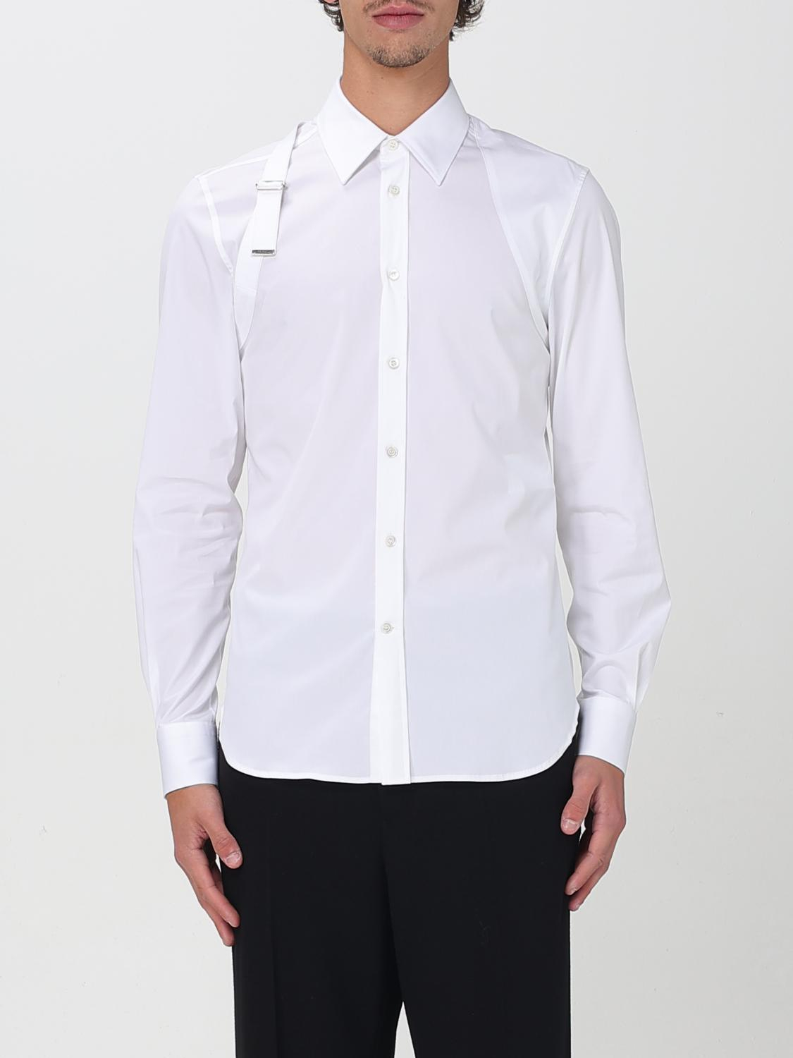 [McQueen] Shirts Long Sleeve SS26 828170QNAAB 9000