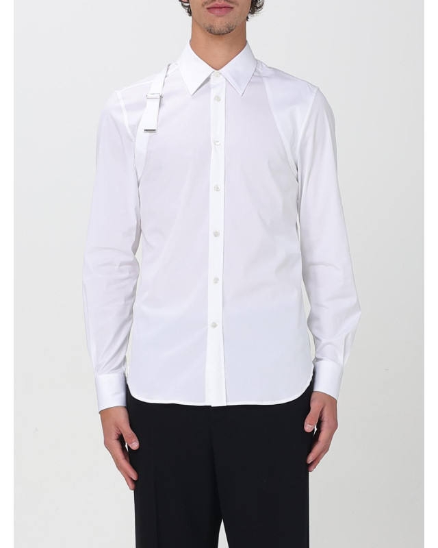 [McQueen] Shirts Long Sleeve SS26 828170QNAAB 9000