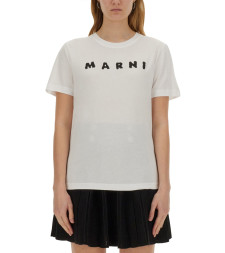 [Marni] T-shirts Short Sleeve FW25 THJE0293P8_USCX42SLW01
