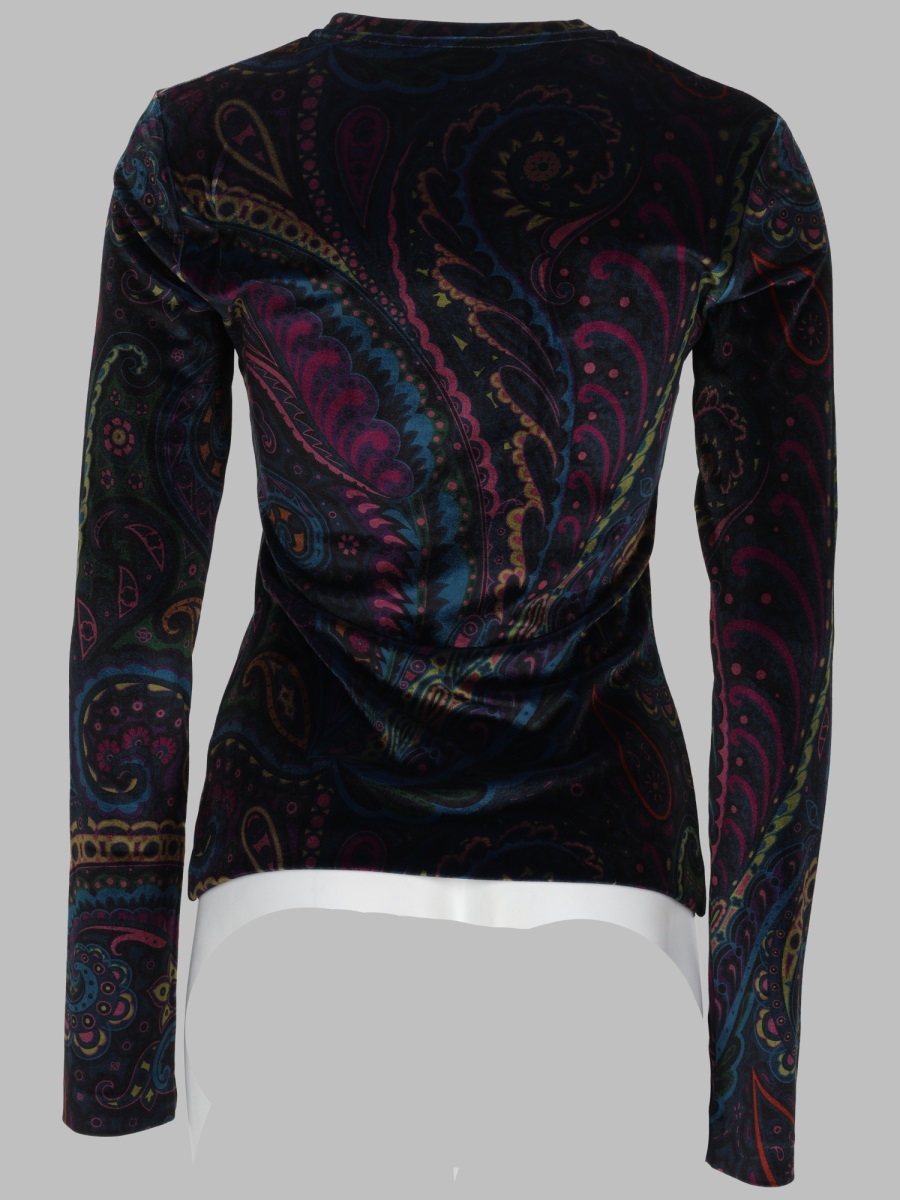 [Etro] T-shirts Long Sleeve FW25 WRJB0026_99IAS53X0887