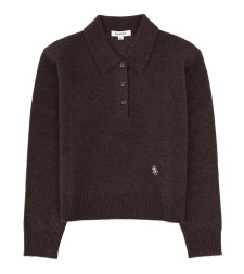 [SPORTY&RICH] Shirts Long Sleeve FW25 WS07466302BR27_TOFFEE