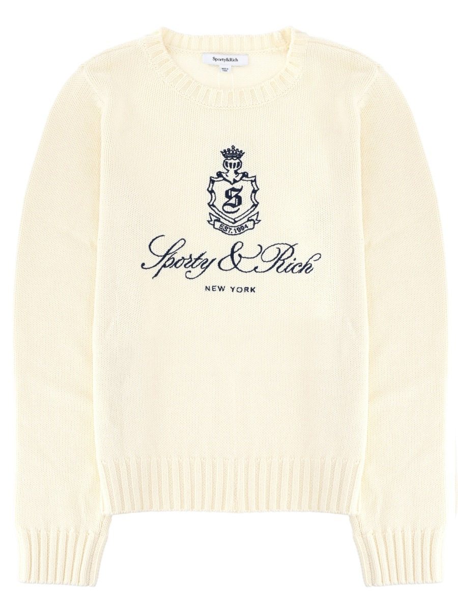 [SPORTY&RICH] Knitwear FW25 WS06566205WH37_ECRU