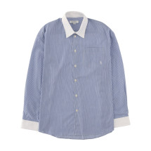 [SPORTY&RICH] Shirts Long Sleeve FW25 SI01961302ST09_NAVYSTRIPE