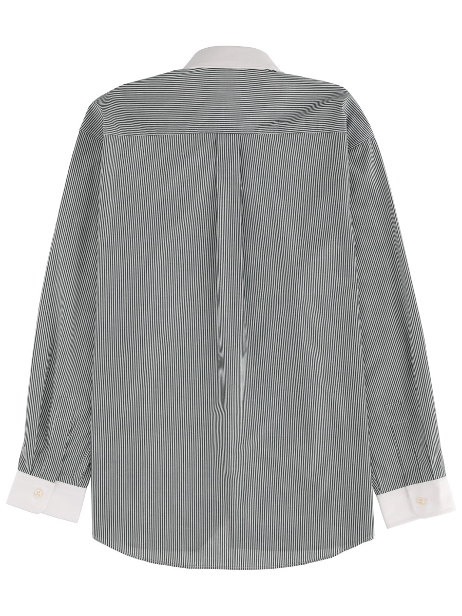[SPORTY&RICH] Shirts Long Sleeve FW25 SI01961302ST71_FORESTSTRIPED