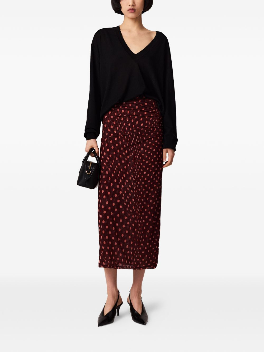 [Stella McCartney] Long skirt FW26 6J04353SQA756107