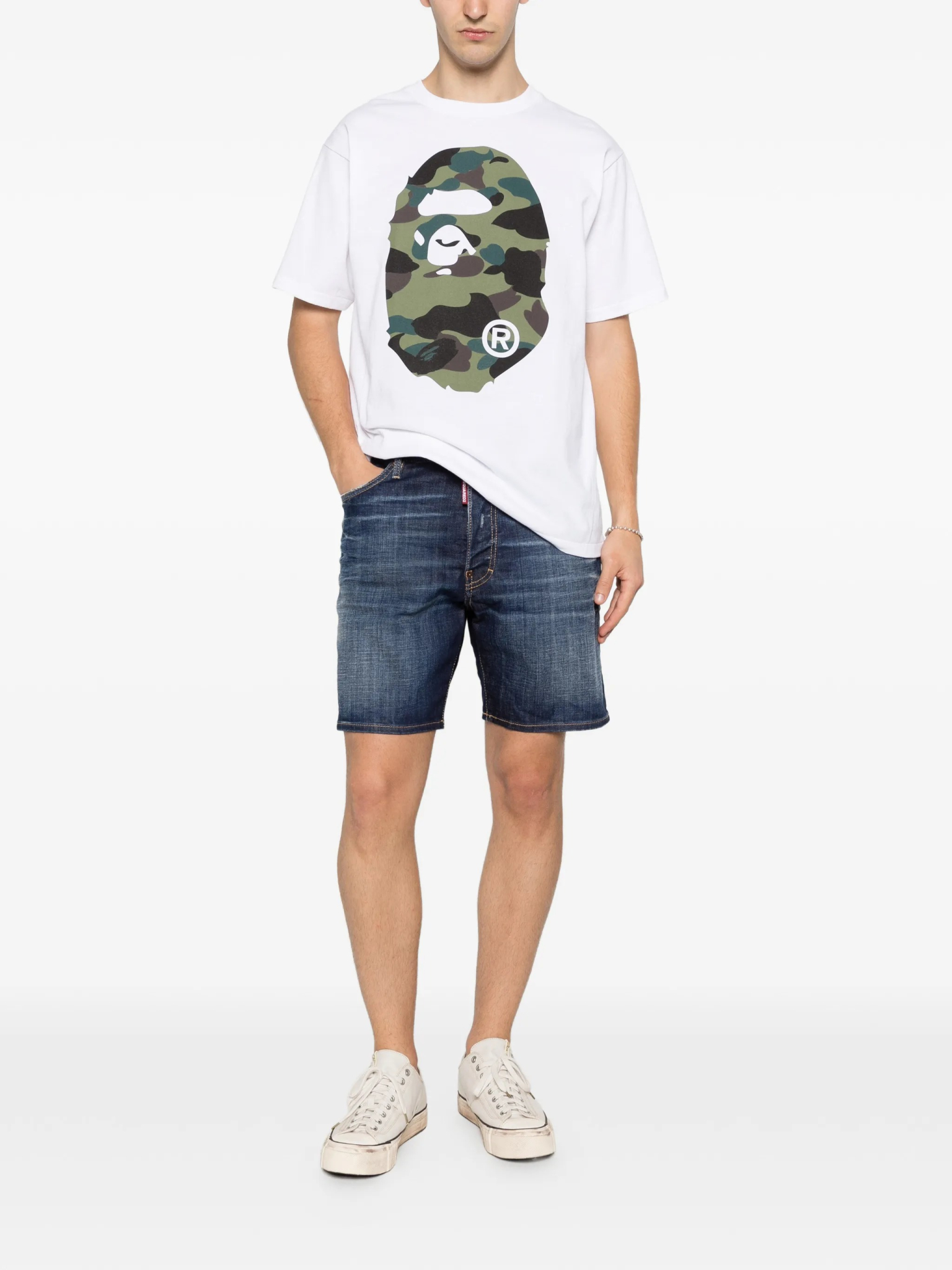 [BAPE] T-shirts Short Sleeve SS26 001TEM301015M