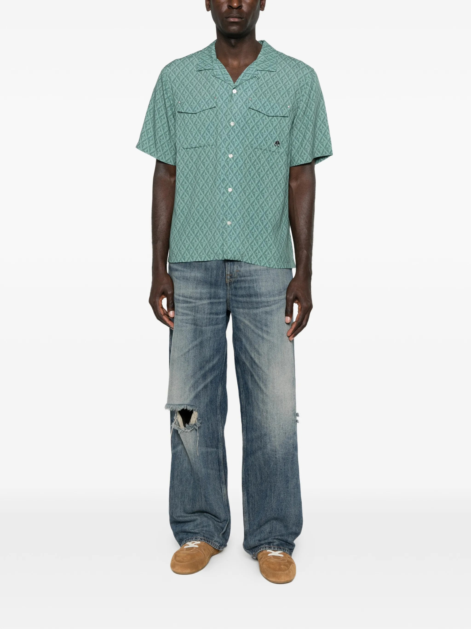 [Moose Knuckles] Shirts Short Sleeve SS26 M16MT718H