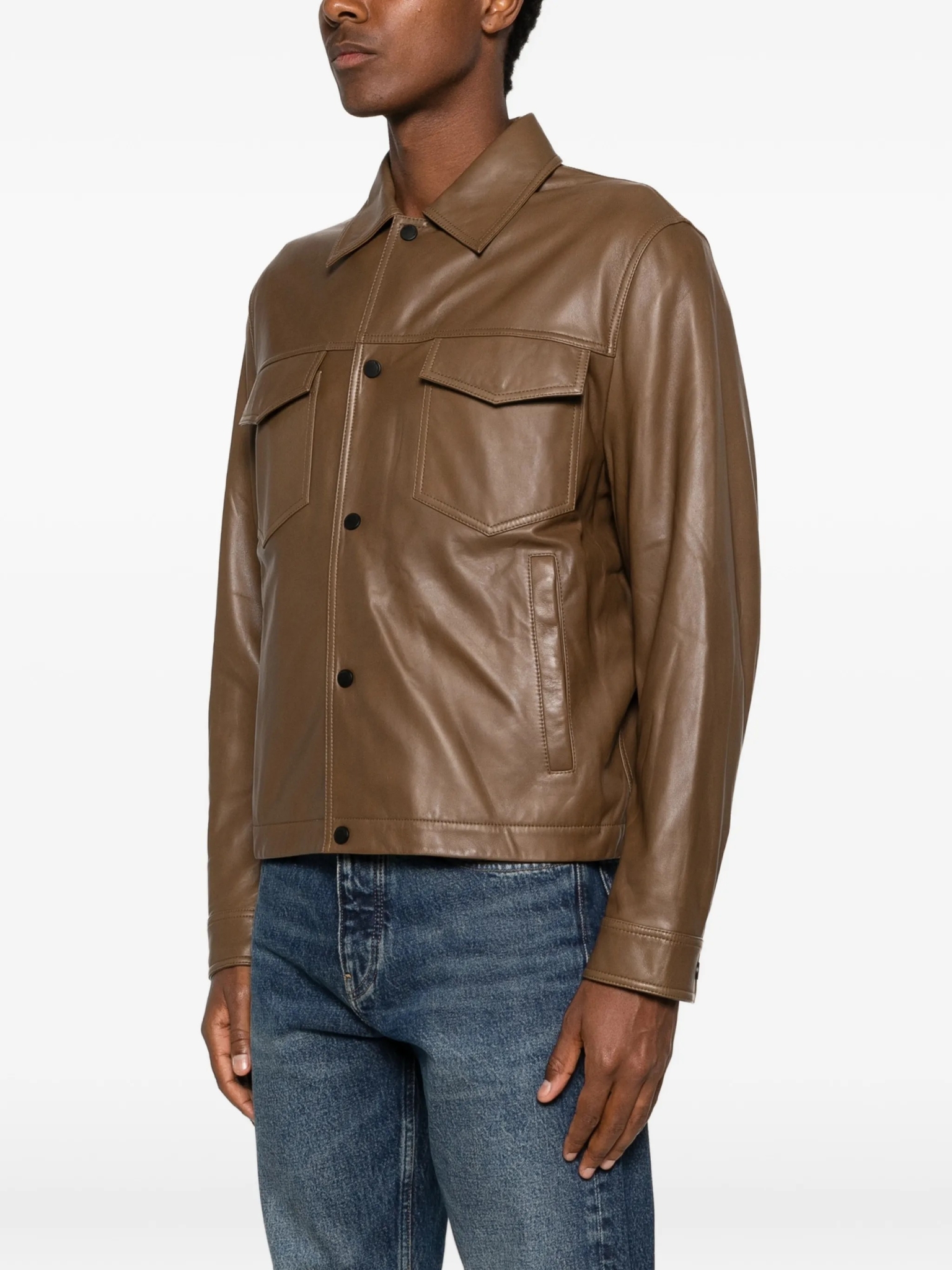 [Emporio Armani] Leather Jacket SS26 EM005475AF24823