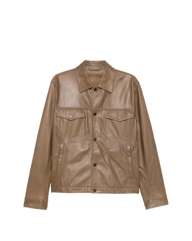 [Emporio Armani] Leather Jacket SS26 EM005475AF24823