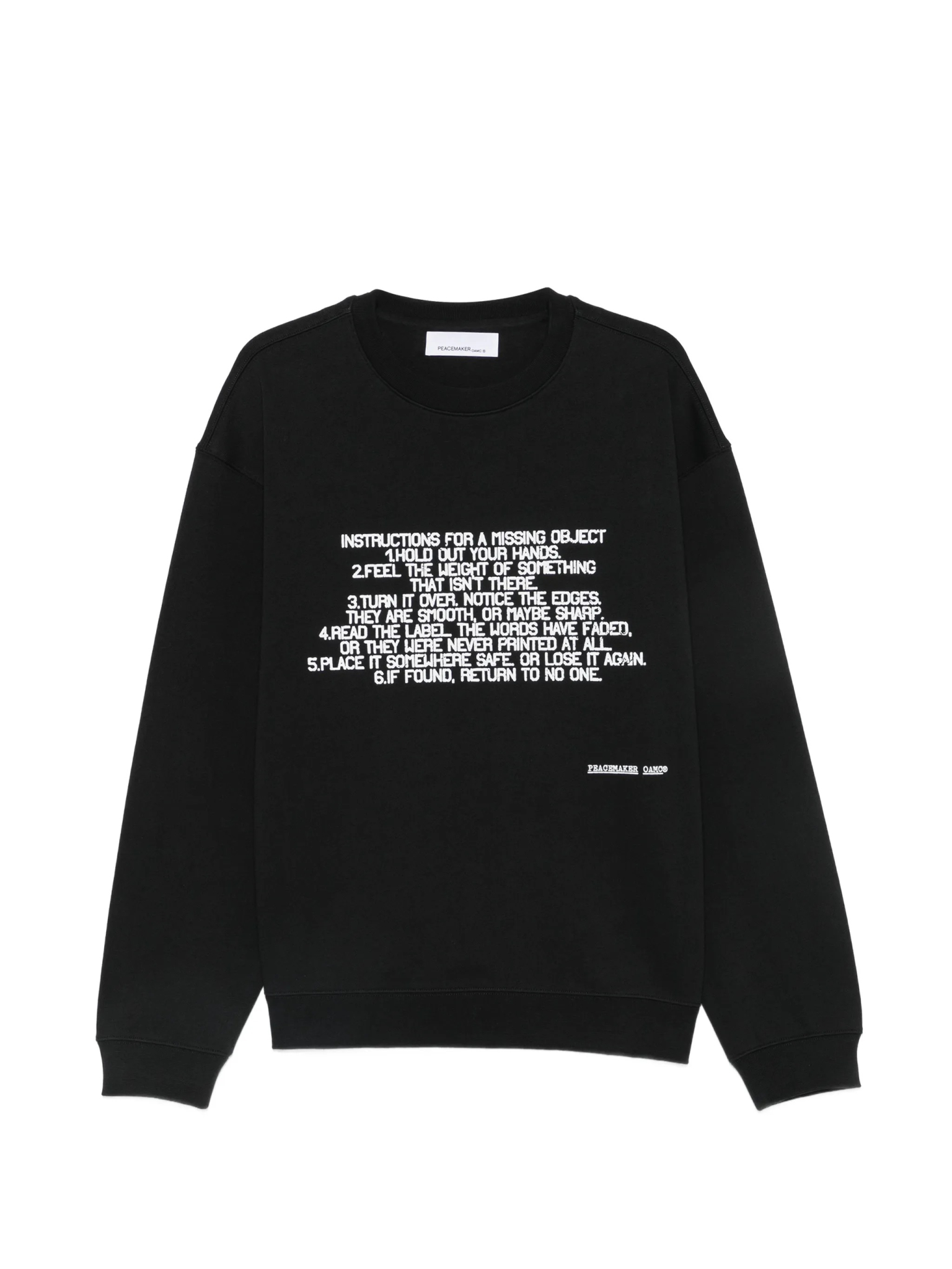 [OAMC PEACEMAKER] Sweatshirt SS26 PCM3ON01DFT001099