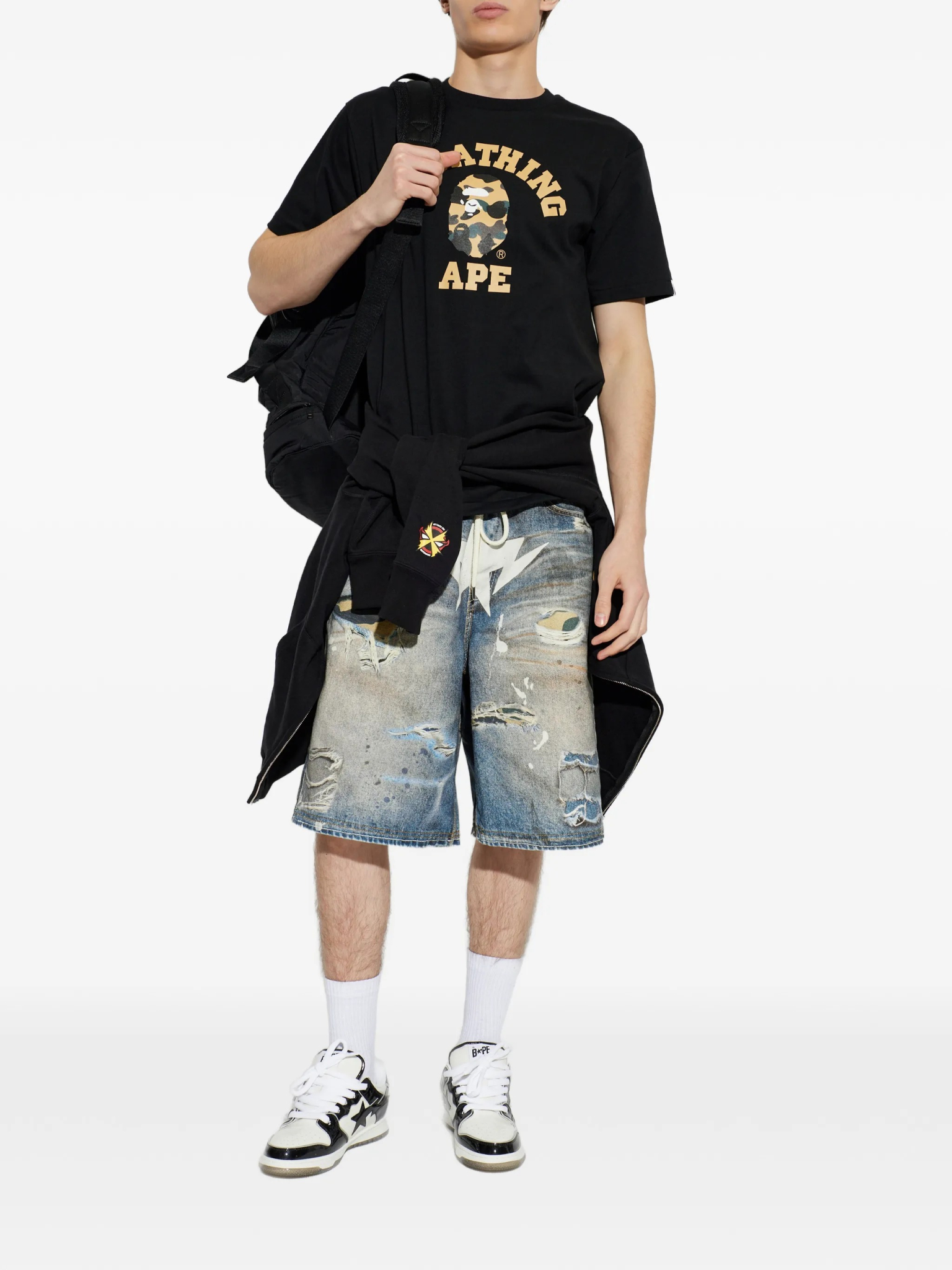 [BAPE] T-shirts Short Sleeve SS26 001TEM301013M