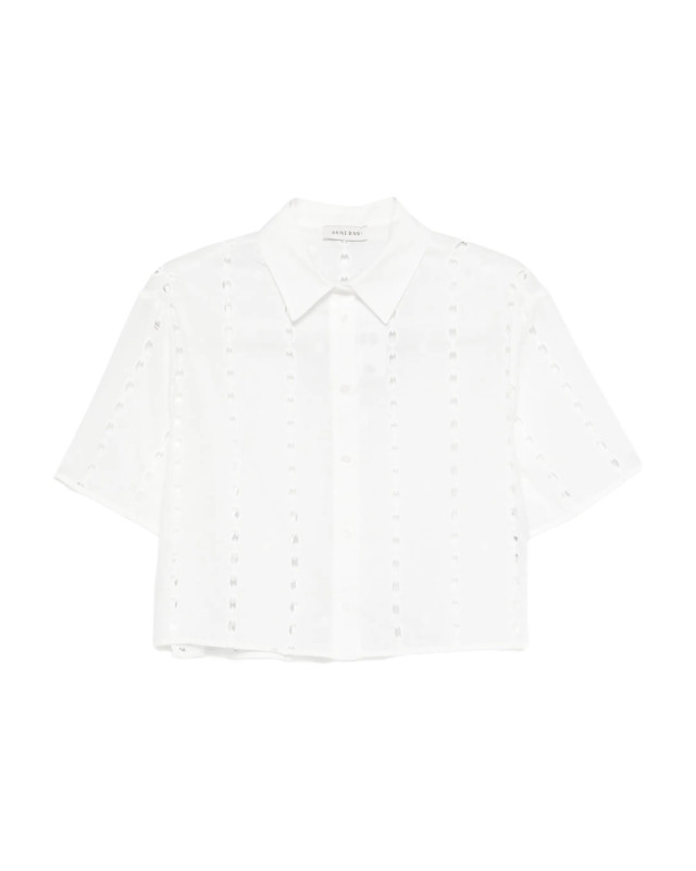 [Anine Bing] Shirts Short Sleeve SS26 A0711818WTI26