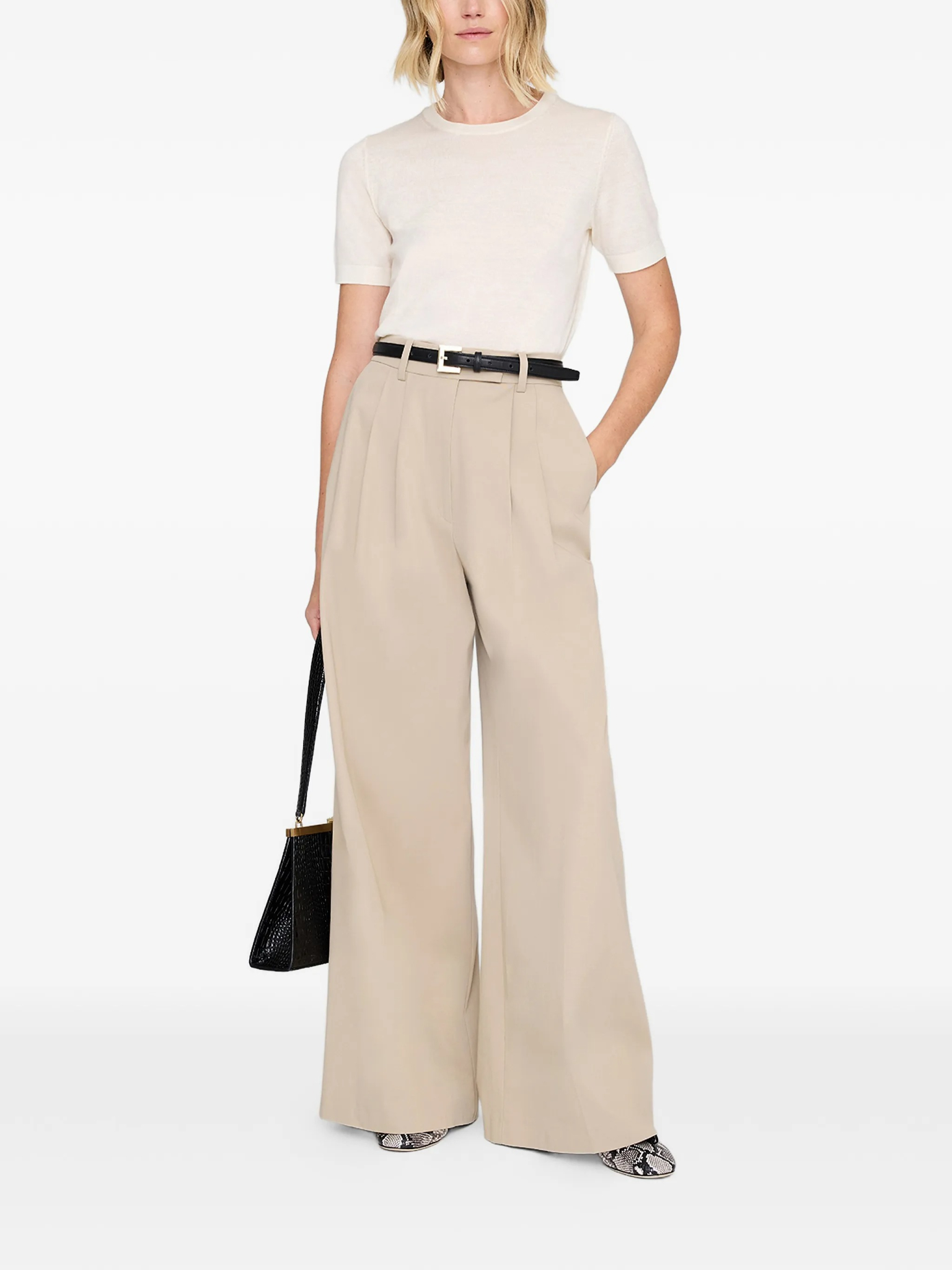 [Anine Bing] Trousers SS26 A0311798BGI1