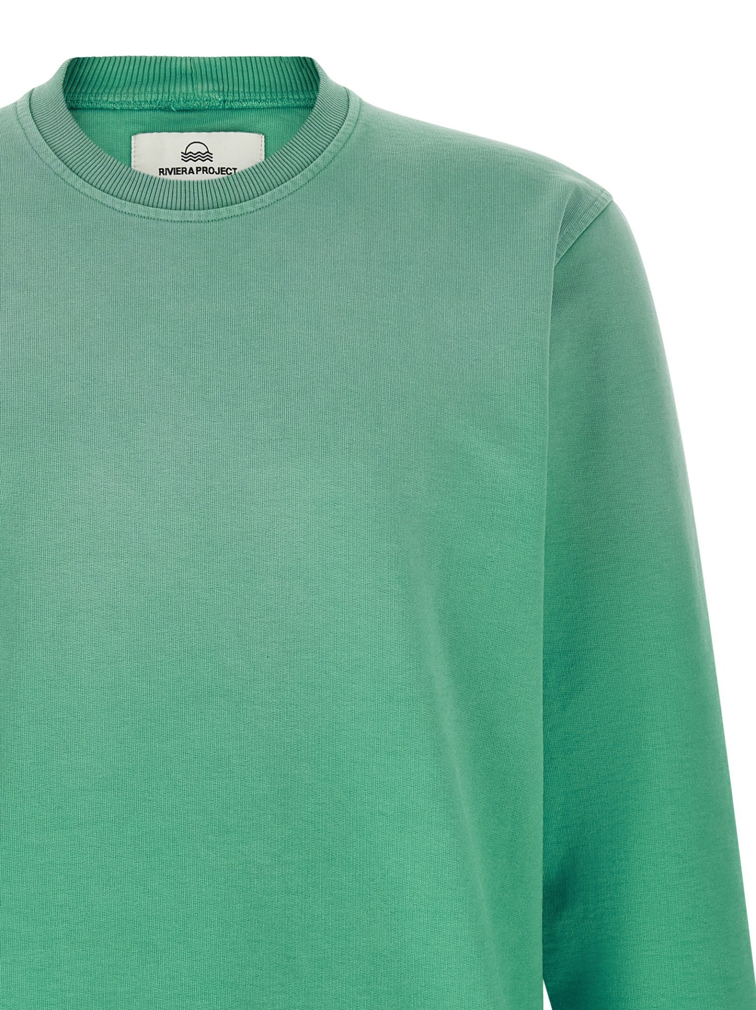 [RIVIERA PROJECT] Sweatshirt SS26 FELPAGIROCOLLOVERDE