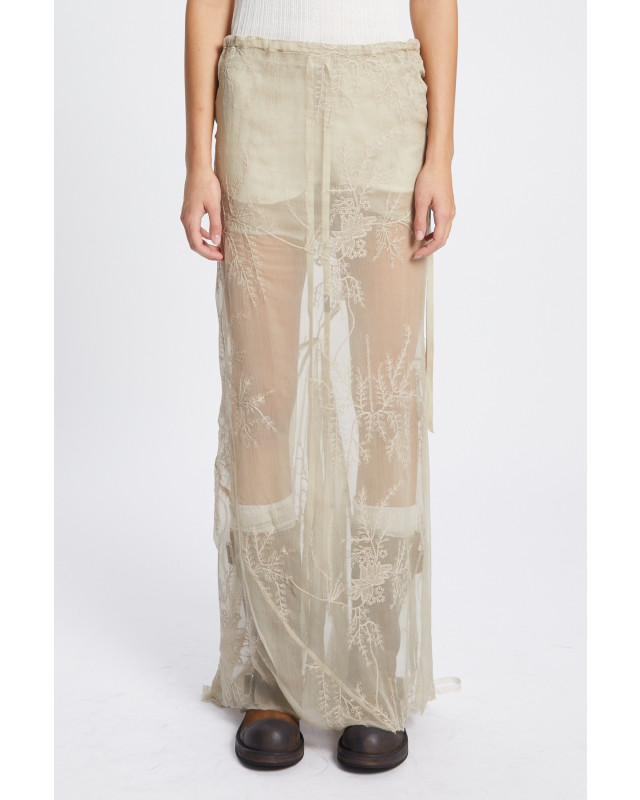 [ANN DEMEULEMEESTER] Long skirt SS26 B0012791FA735220