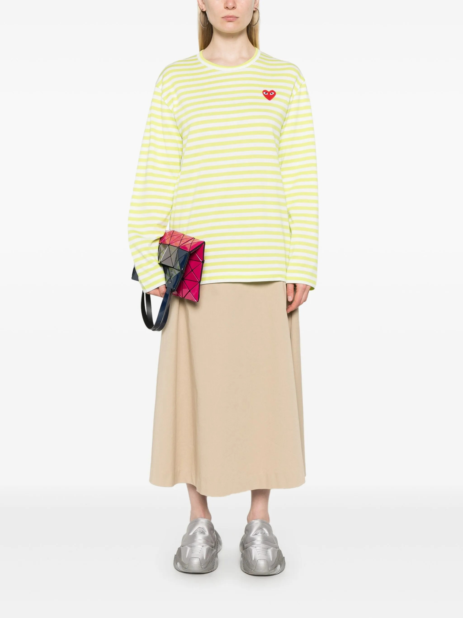[COMME DES GARCONS PLAY] T-shirts Long Sleeve SS26 AXT278051