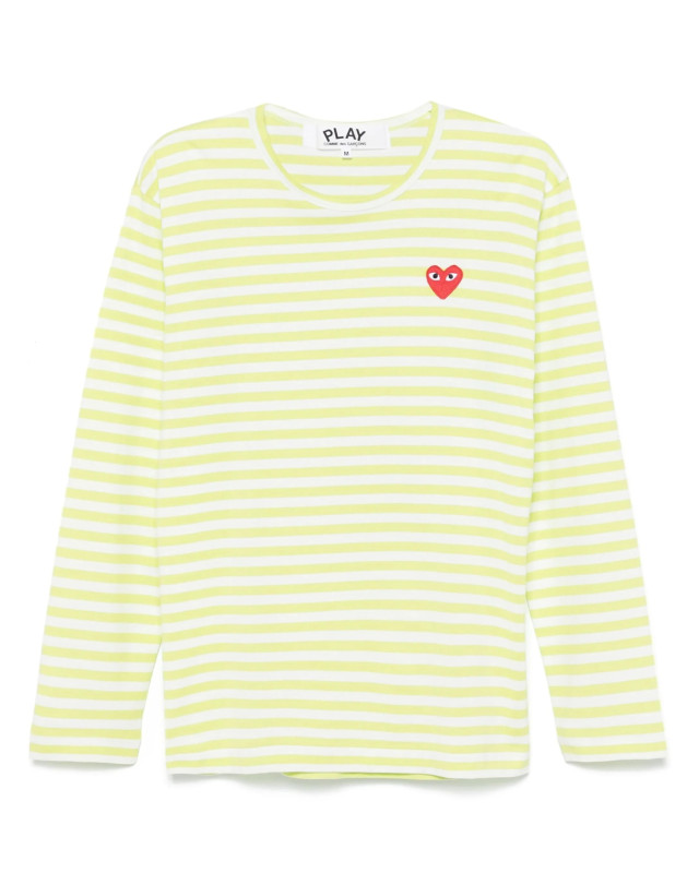 [COMME DES GARCONS PLAY] T-shirts Long Sleeve SS26 AXT278051