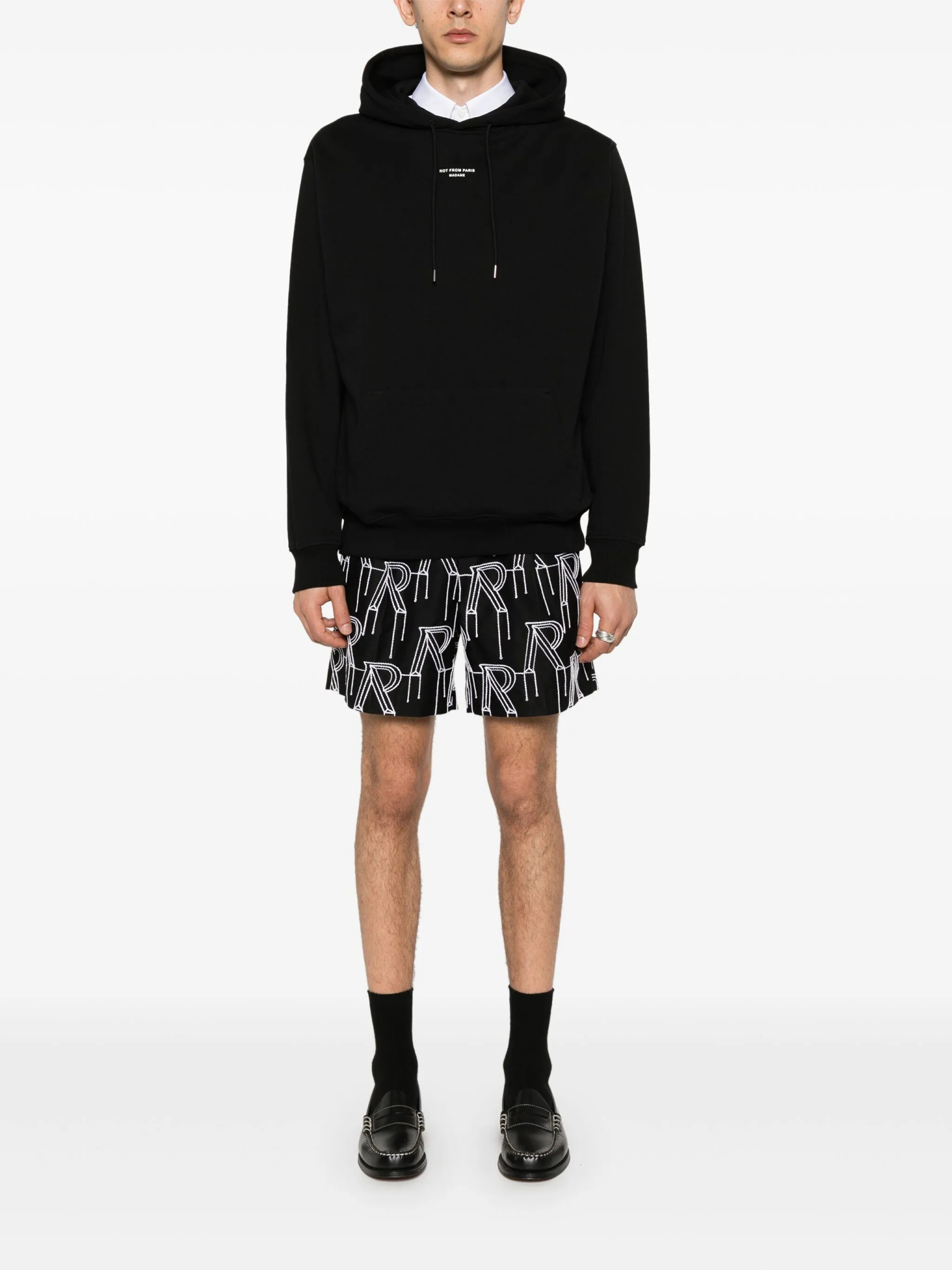 [DROLE DE MONSIEUR] Hoodie SS26 PERMHO161CO127BL