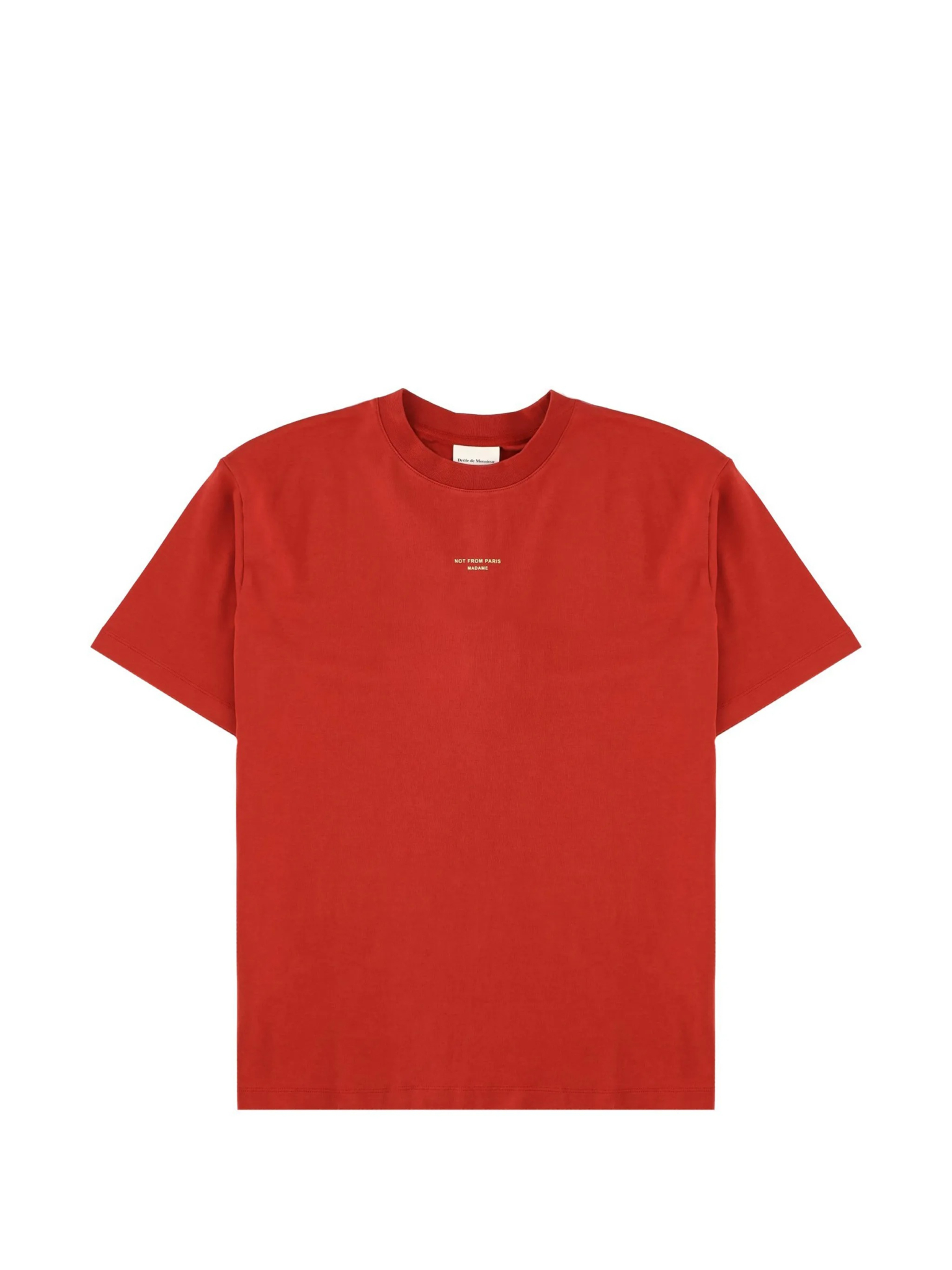 [DROLE DE MONSIEUR] T-shirts Short Sleeve SS26 KTS202CO002DRD